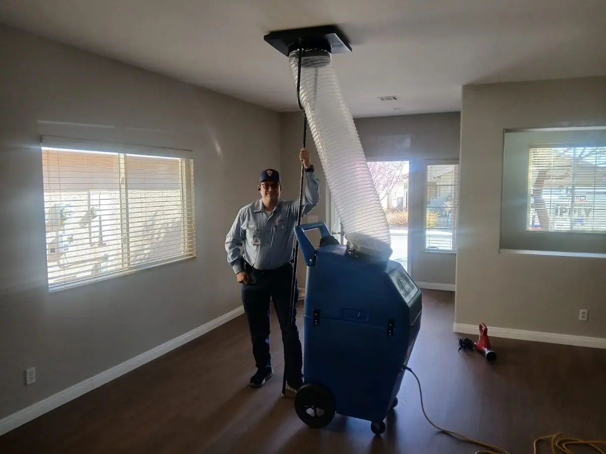 Professional Dryer Vent Cleaning work inside a Atlanta home